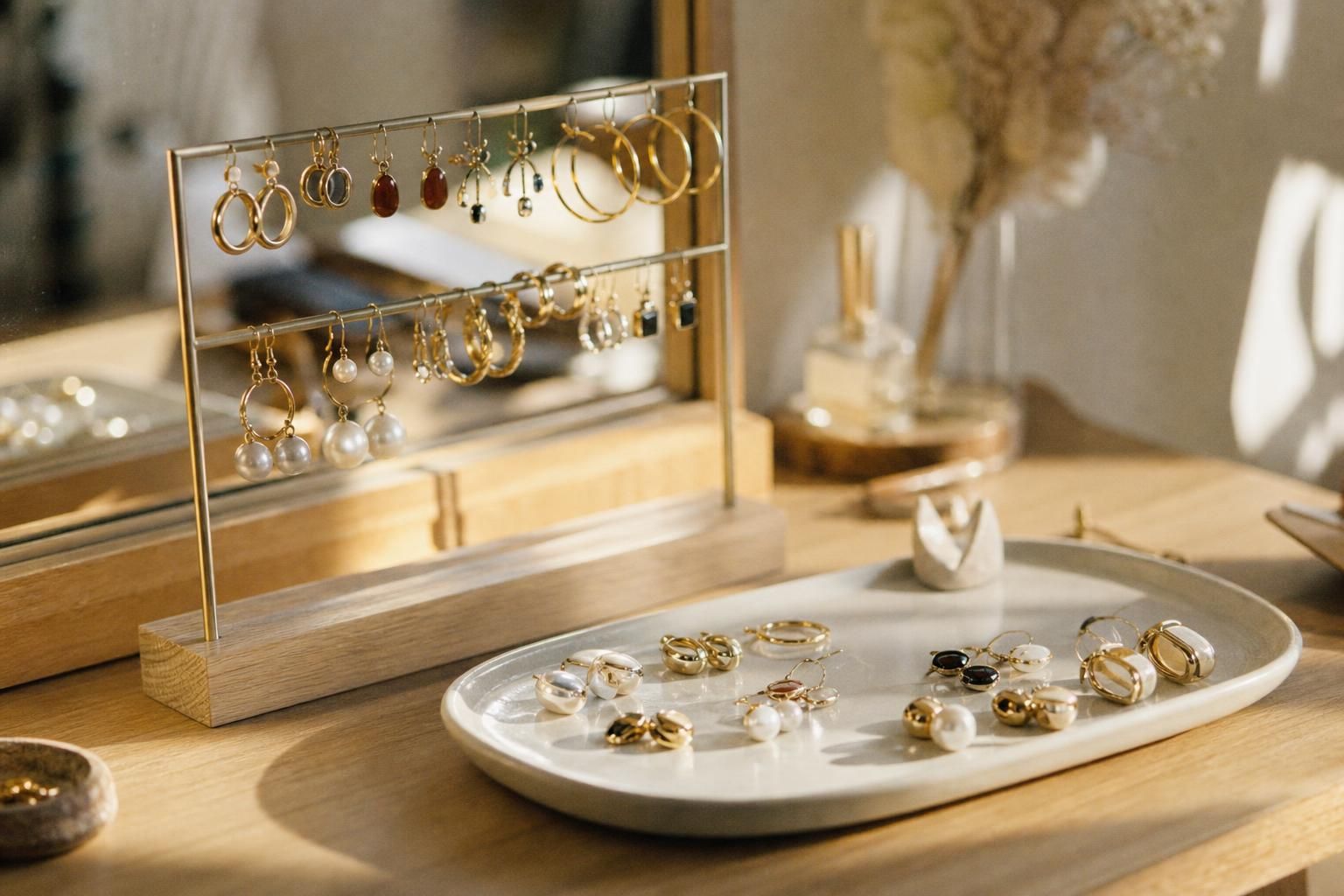 découvrez des astuces simples et ingénieuses pour organiser et ranger vos boucles d'oreilles facilement, tout en préservant leur beauté et leur accessibilité.