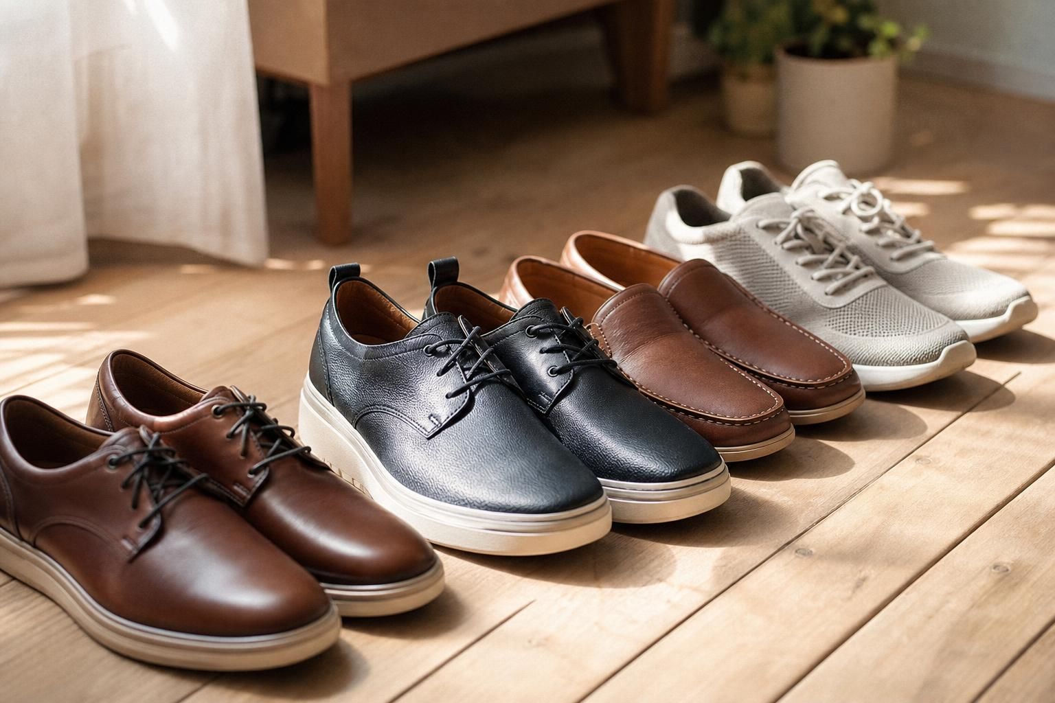 découvrez comment choisir les meilleures chaussures pour hommes aux pieds larges, alliant confort, style et maintien adapté à votre morphologie.