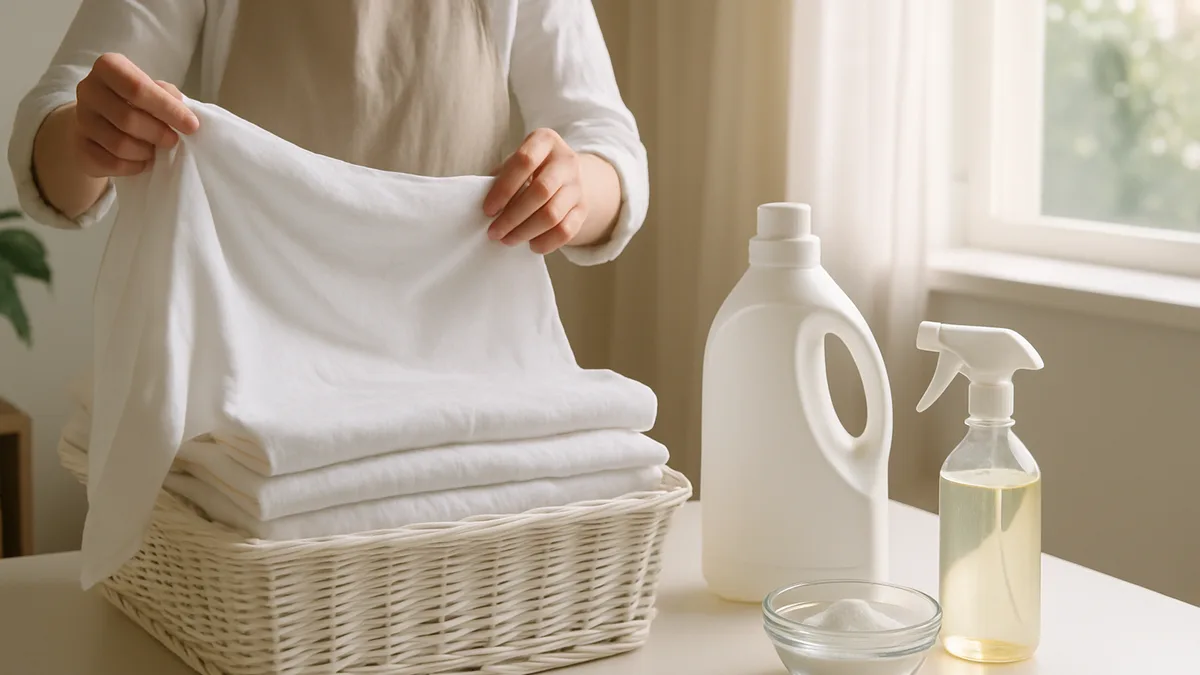 blanchir le linge — Blanchir le linge : ce qui marche vraiment, et ce qui le jaunit encore plus
